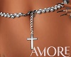 Amore CROSS Belly Chain