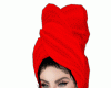 Hair Towel Red