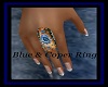 Blue&Coper Ring