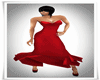 -S-Red Long Dress!!