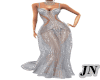 J*Silver Sequins Gown