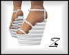 Z Silver Wedge Sandals