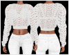 Crochet Sweater White