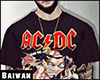 [Bw] ACDC rock Tshirt