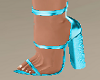 Solani Turquoise Heels