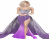 k# sprinkle gown purple
