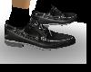 LG1 Black Boat Shoes