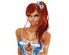 (MR) Catrina Red w/blue