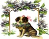 Cute Dog In Flowers List