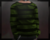 + Striped Sweater Green