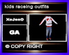 kids raceing outfit