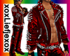 [L] Red Tribel Jacket