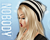 ! Black & White Beanie
