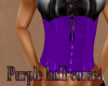 Purple half corset