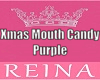 Purple Xmas Mouth Candy