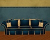 ^Blue-golden comfy sofa