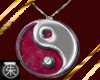 }T{YinYang Necklace Ruby