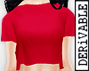 ! Req. Baggy Red Crop