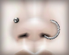 silver nose piercings M