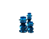 3 Tier blue candles