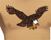 BBJ male chest eagle tat
