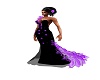 dress black purple 