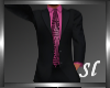 (SL)Black/Pink Full Suit