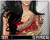 [SA] Red Gold Silk Saree
