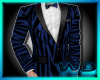 (W) Suit Blue Zebra