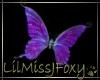 *J* 3D Butterfly Purple 