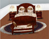 (srt)Oak Bed Set