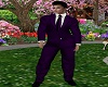 Mens Purple Suit