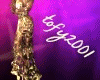 T- Gold Lace Dress