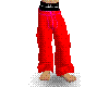 Urban red cargo pants
