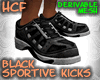 HCF Black Sport Kicks F1