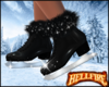 F/ Ice Skates *Blk w/Fur