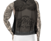 Beach Tank +Tat+Necklace
