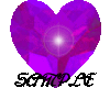 Purple Gem Heart