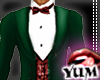 Green&red holiday tux