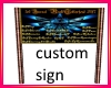 (DS)custom sign