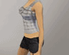 Ruffles Black Jeans