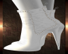 White Studded Ankle Boot