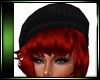 Black Hat with Red Hair