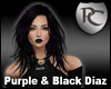 Purple & Black Diaz