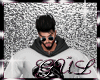 SWEATER BLKWHITE SKUL