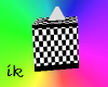 (IK)Checkered Tissue box