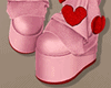 Pink ❤️ Heart Boots