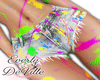 Paint Splatter Shorts