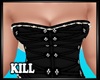 Corset Black White