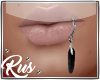 Rus: feather lip ring